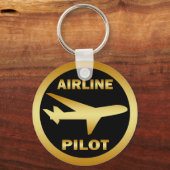 航空会社パイロット キーホルダー (正面)