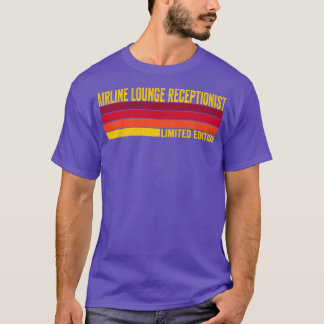 航空会社ラウンジ受付係 Tシャツ