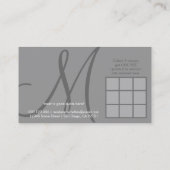 航空会社初回限定のロイヤルティカード ロイヤリティカード (裏面)