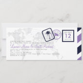 航空会社搭乗券招待状 招待状 (正面)