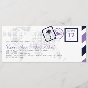 航空会社搭乗券招待状 招待状