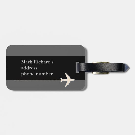 航空会社 ラゲッジタグ (裏面横)