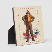 航空便のパイロット フォトプラーク (正面)