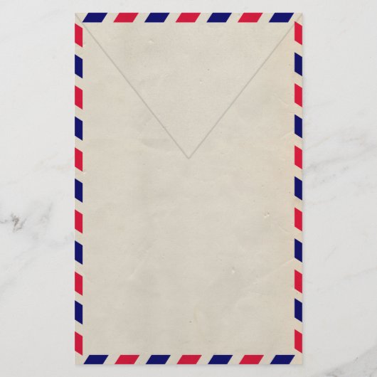 航空便の郵便料金 便箋 (裏面)