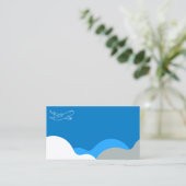 航空便または航空便のカスタマイズ可能 名刺 (スタンド正面)