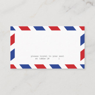 航空便エスコートカード プレイスカード