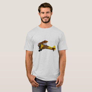 航空便バイプレーン Tシャツ