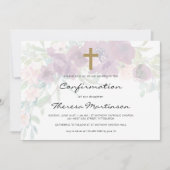 航空便フローラ(相互確認付き) 招待状 (正面)