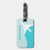 航空便搭乗券 ラゲッジタグ (裏面縦)