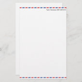 航空便（カスタマイズ可能） 便箋 (正面/裏面)