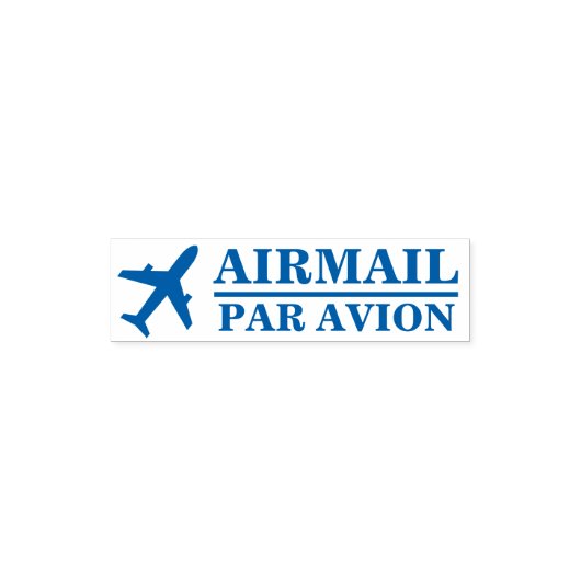 航空便 セルフインキングスタンプ (デザイン)