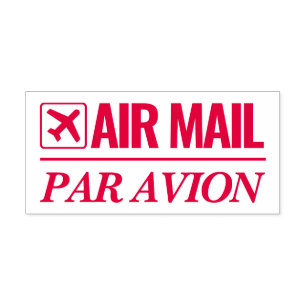 航空便/パー・アヴィオン自己インキング・ゴム・スタンプ セルフインキングスタンプ