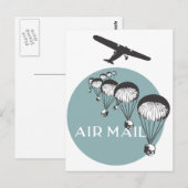 航空便 ポストカード (正面/裏面)