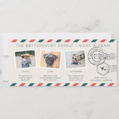 航空便 |ヴィンテージスタイル年のレビュー写真 シーズンカード (正面)