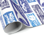 航空便/航空便-透明 ラッピングペーパー (ロールコーナー)