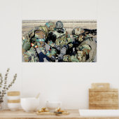 航空兵は韓国陸軍兵士を補佐する ポスター (キッチン)