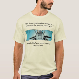 航空冗談の戦闘機の漫画のワイシャツ Tシャツ