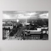 航空写真からのサレムまたはタウンビュー ポスター (正面)