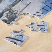 航空切手コラージジグソーパズル ジグソーパズル (側面)