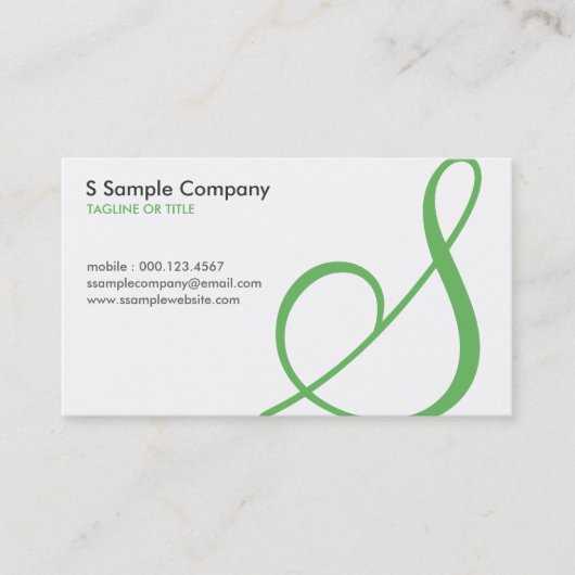 航空初期緑スタンプカード ロイヤリティカード (正面)