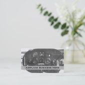 航空制御盤名刺 名刺 (スタンド正面)