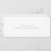 航空券のチケット ウェディングの招待状 結婚式の招待状 招待状 (裏面)