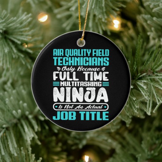 航空品質現場技術者職種 セラミックオーナメント (ツリー)