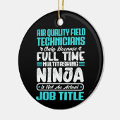 航空品質現場技術者職種 セラミックオーナメント (左)