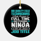 航空品質現場技術者職種 セラミックオーナメント (裏面)