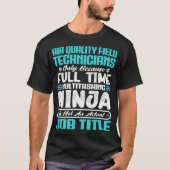 航空品質現場技術者職種 Tシャツ (正面)