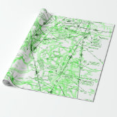 航空図の折り返し紙 ラッピングペーパー (アンロールド)