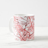 航空図コーヒーマグ コーヒーマグカップ (正面左)