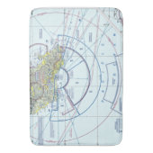航空図浴場 バスマット (正面縦)