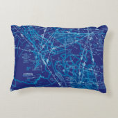 航空図 アクセントクッション (裏面)