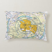 航空図 アクセントクッション (裏面)