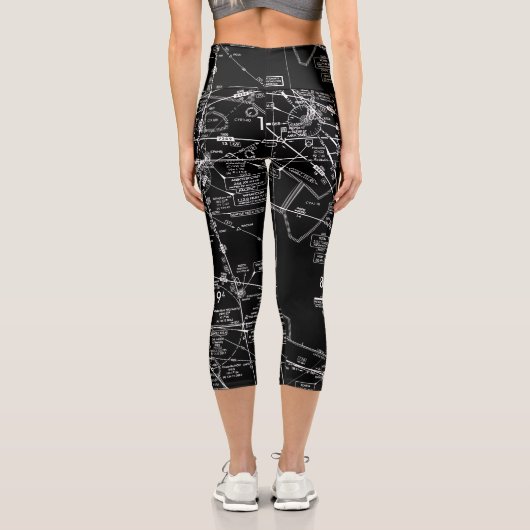 航空図 カプリレギンス (裏面)