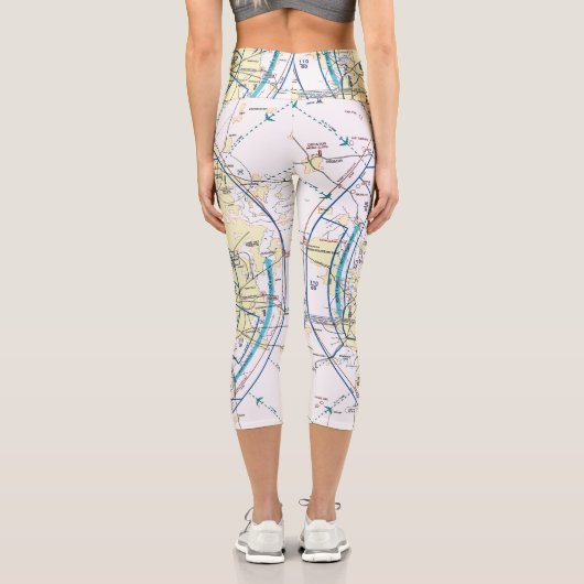 航空図 カプリレギンス (裏面)