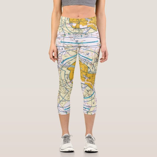 航空図 カプリレギンス (正面)