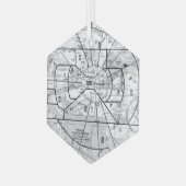 航空図 ガラスオーナメント (正面左)