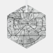 航空図 ガラスオーナメント (裏面)