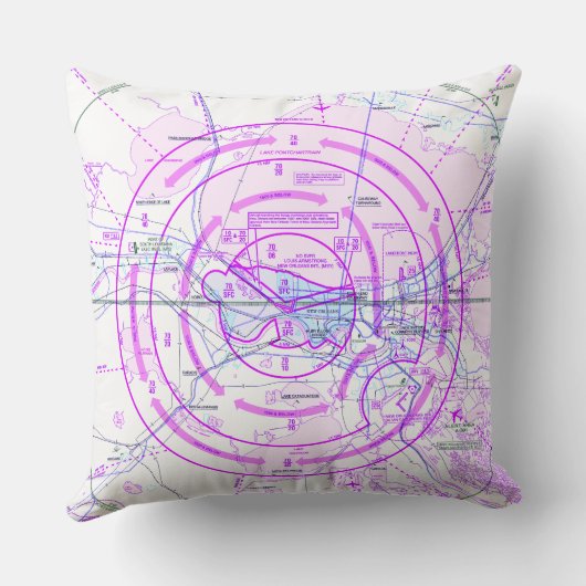 航空図 クッション (裏面)