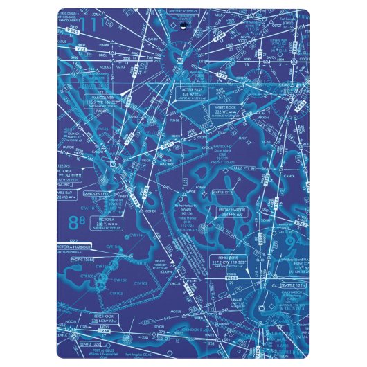 航空図 クリップボード (裏面)