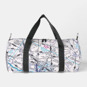 航空図 ダッフルバッグ (裏面)