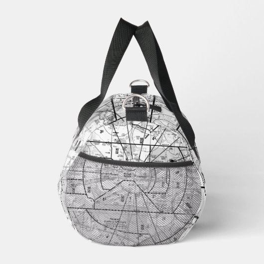 航空図 ダッフルバッグ (右)