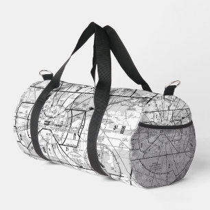 航空図 ダッフルバッグ