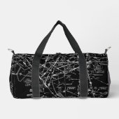 航空図 ダッフルバッグ (正面)