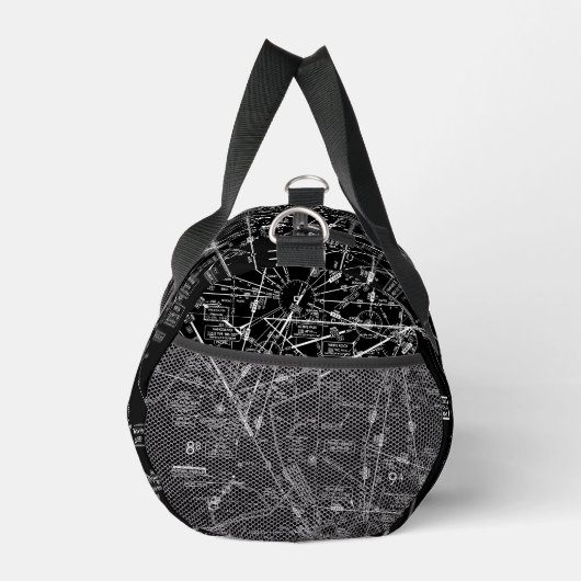 航空図 ダッフルバッグ (右)