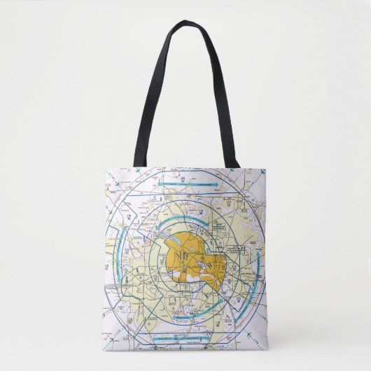 航空図 トートバッグ (正面)