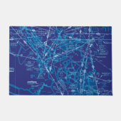 航空図 ドアマット (正面)