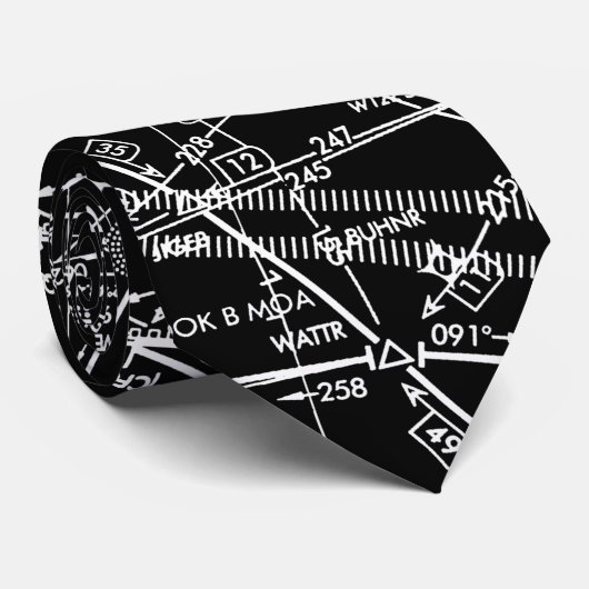 航空図 ネクタイ (ロール)